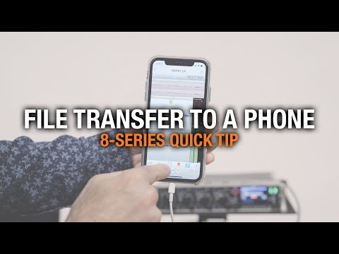 8-Series Quick Tip: File Transfer To A Phone Or Tablet