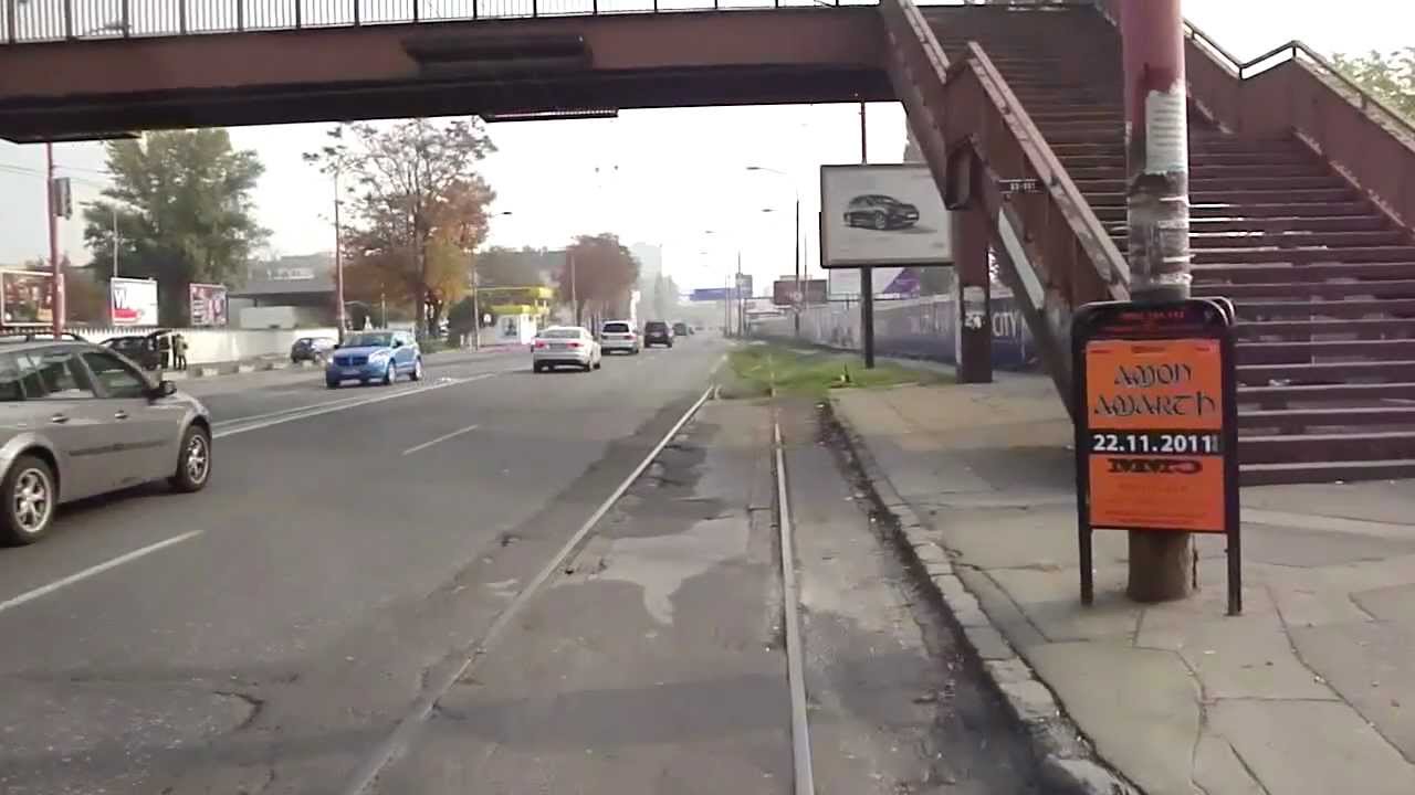 Trolleybus line [202], Bratislava, Slovakia, in cab view, part.1