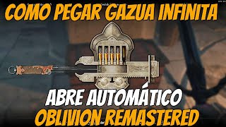 Oblivion Remastered Como Pegar A Gazua Lockpick Infinita Chave De Esqueleto
