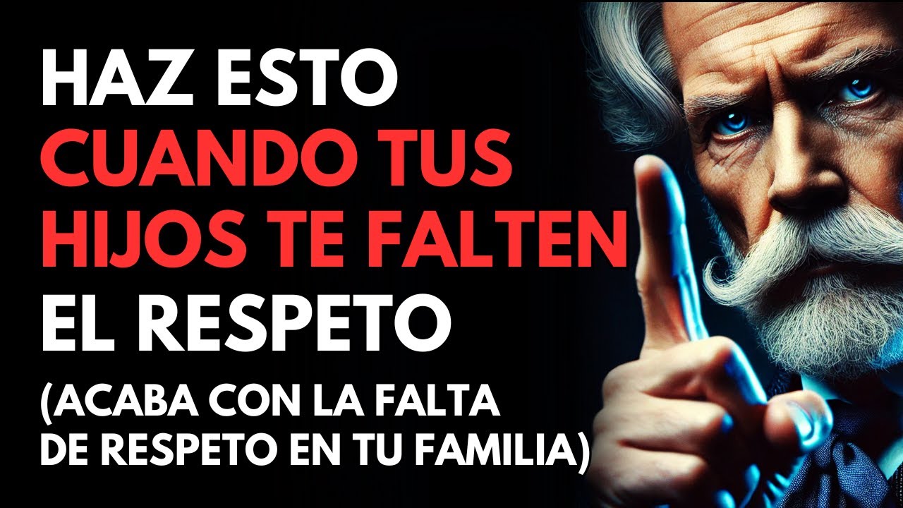 CUANDO TUS HIJOS TE IGNOREN Y NO TE RESPETEN, HAZ ESTO Y CAMBIARÁ TODO | Sabiduría para vivir