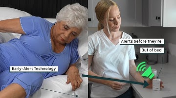 Lunderg Under Mattress Bed Alarm - With Early Alert Technology