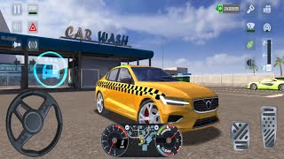 Volvo S60 Insane Taxi Driving & Passenger Missions | Taxi Car Simulator EVO🤎🌷 screenshot 5