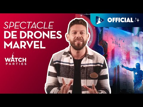 Nouveau spectacle nocturne de drones dédié à MARVEL à Disneyland Paris !