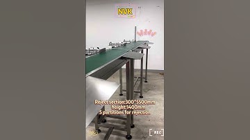 NVK 4 sections and 5-zone checkweigher, high efficiency and energy saving #checkweigher #machine