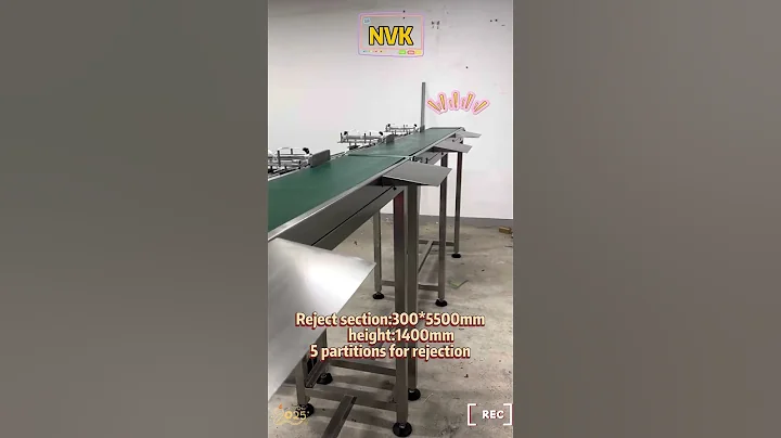 NVK 4 sections and 5-zone checkweigher, high efficiency and energy saving #checkweigher #machine