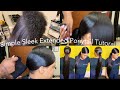 HOW TO: Extended Ponytail And Swoop Tutorial  on natural hair| BEGINNER FRIENDLY | protective cap