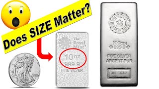 The Bigger the Better? Best Deal? #silver #bullion