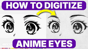 How to Digitize Anime Eyes for Beginners | Machine Embroidery Tutorial