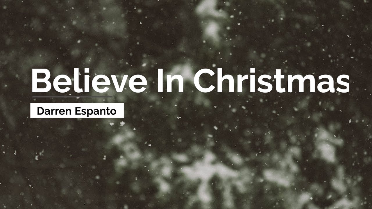 Darren Espanto Believe In Christmas (Lyrics) YouTube