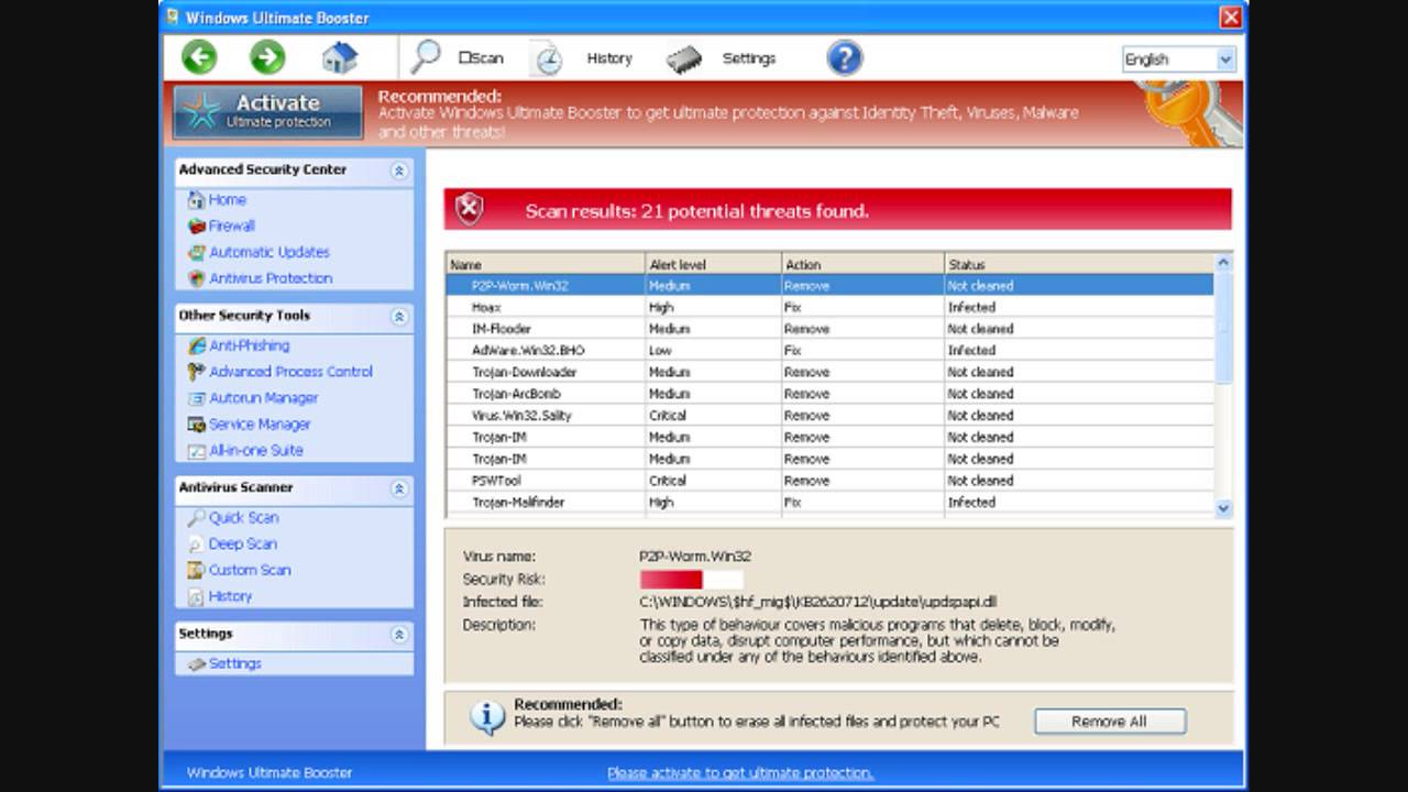 Remove Windows Ultimate Booster (Removal Guide)