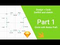 Custom drawing in SwiftUI: [Part 1] Drawing circle in sketch and SwiftUI with bezier curve