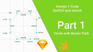 Custom drawing in SwiftUI: [Part 1] Drawing circle in sketch and SwiftUI with bezier curve