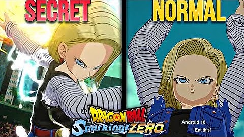 How to unlock SECRET MOVES Dragonball: Sparking! Zero (Android 18 Destructo Disc, Goku Power Pole)