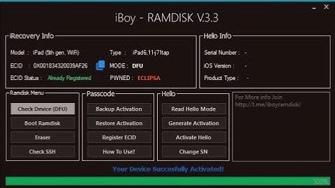 iBoy Ramdisk | iCloud Unlock | Free Unlock Tool | iCloud Bypass