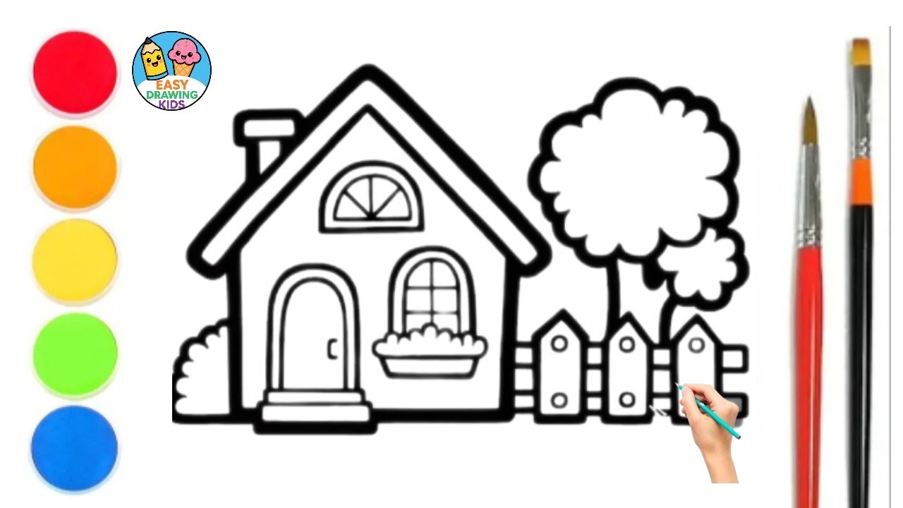 Drawing, painting & coloring farm for kids and toddlers|learn easy painting