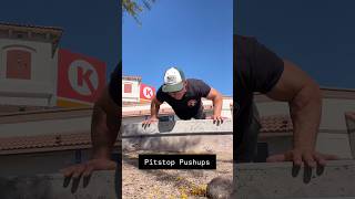 Normalize Pitstop Pushups 😤30 here, 30 there… it adds up. #dohardthings #roadtrip #lasvegas
