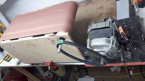 20x41cm Belt Sander Build - Bant zımpara yapımı