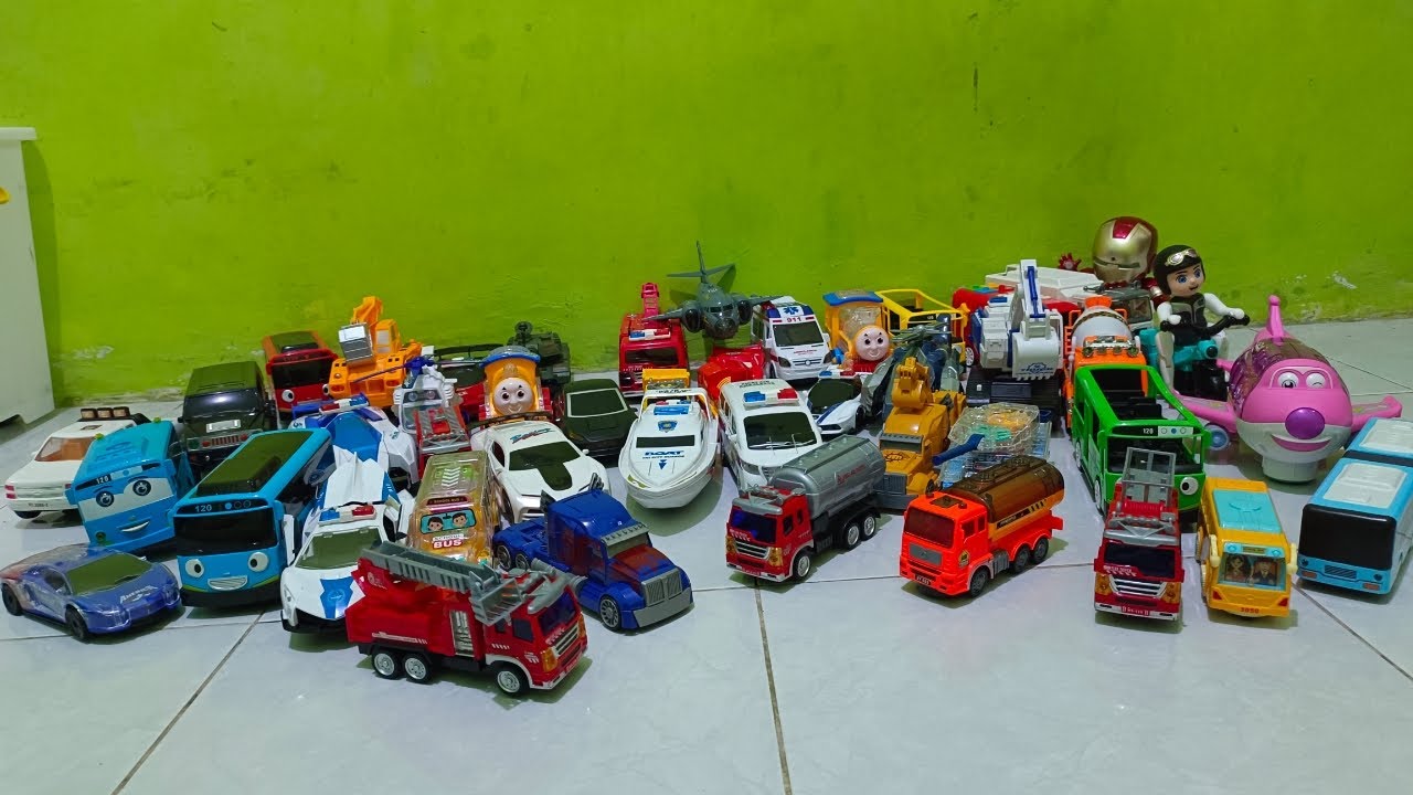 REVIEW MAINAN MOBIL AMBULAN, TRUK PEMADAM KEBAKARAN, TRUK TANGKI, MOBIL POLISI, BUS TAYO 231