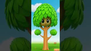 Learn TREE for Kids 🌳 | Nature Learning for Toddlers | Kids Learning Video #Shorts