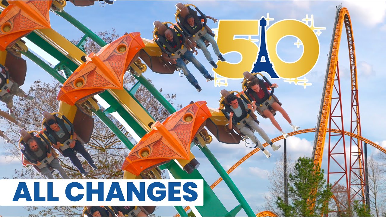 Everything New at Kings Dominion in 2025 - Rapterra, Ride Removals, 50th Anniversary & More!