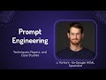 Prompt engineering techniques extended version