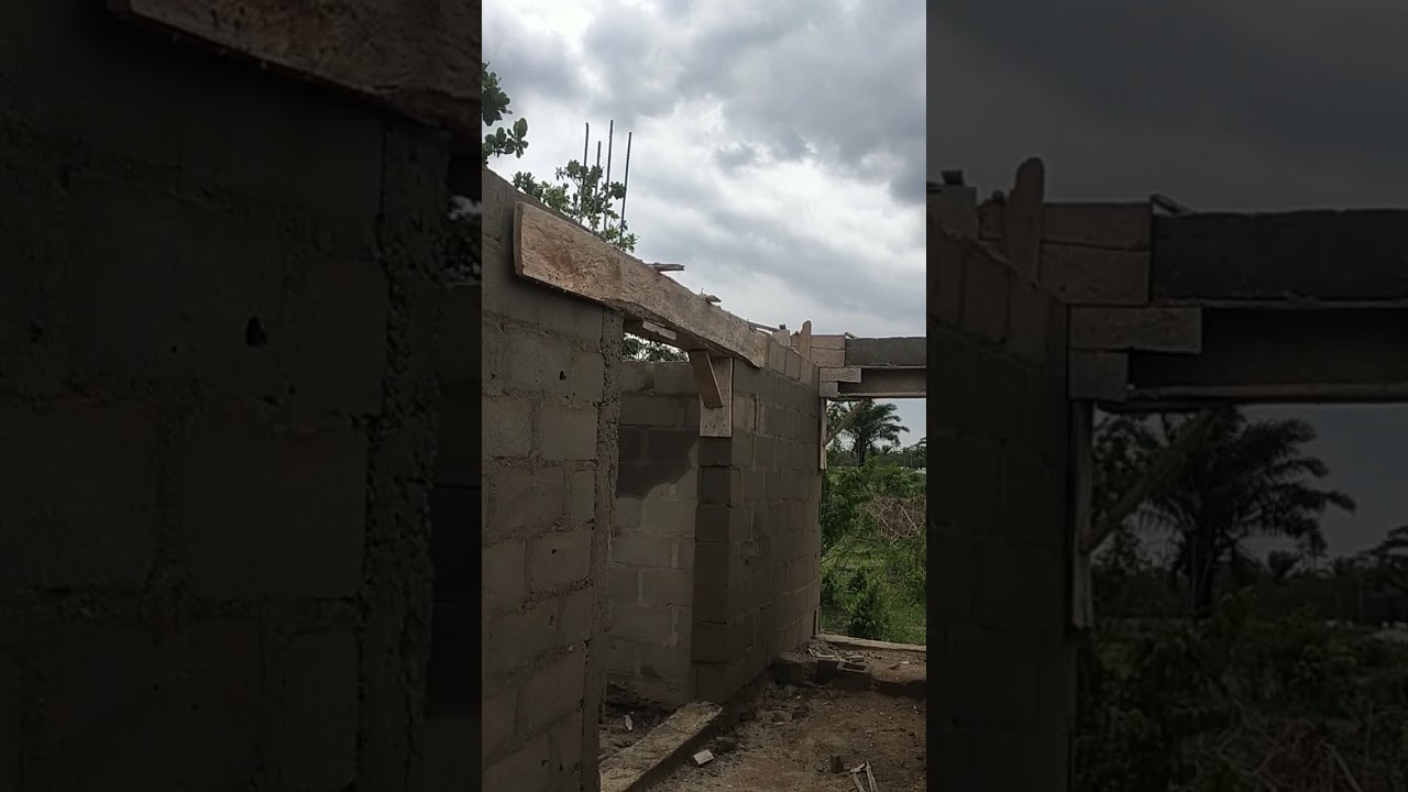 Building a house in Nigeria pillars and linted stage YouTube