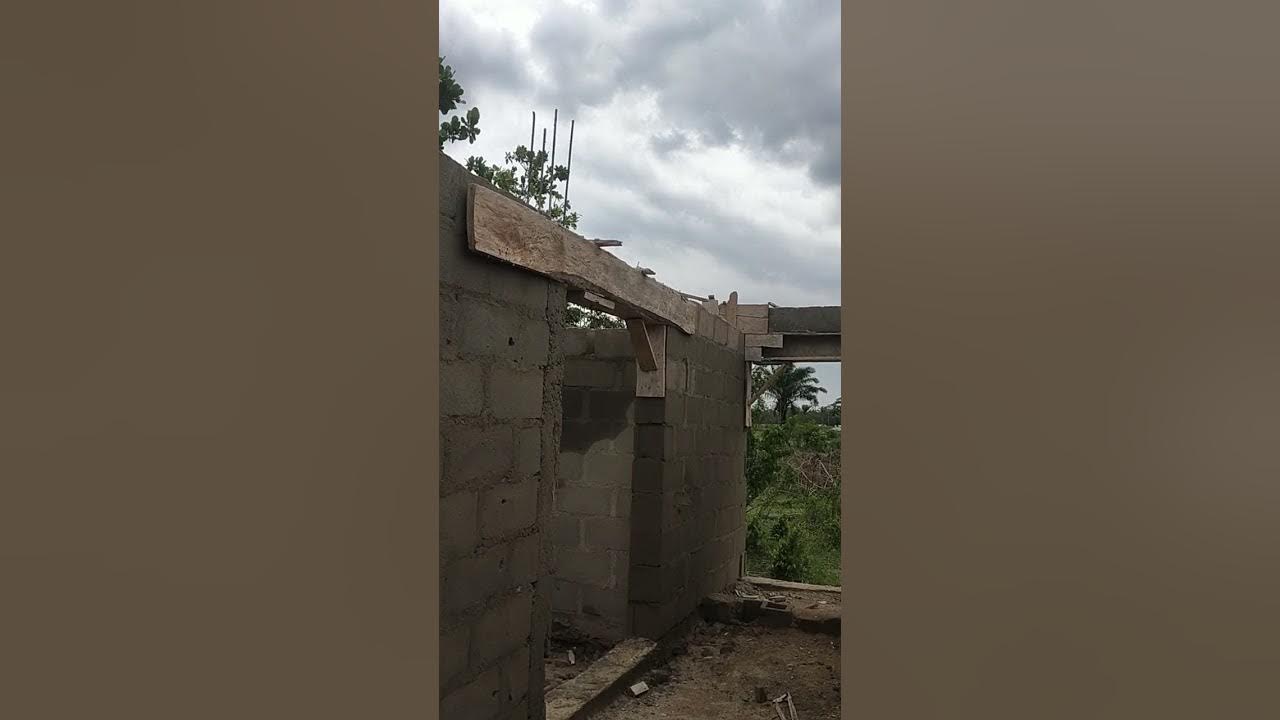 Building a house in Nigeria pillars and linted stage YouTube