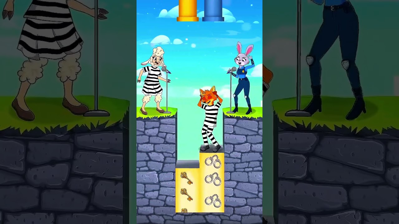 LOVE RACE JUDY Cop or BELLWETHER Prisoner fire Whos Will NICK Choose #animation #zootopia2 #cgsong