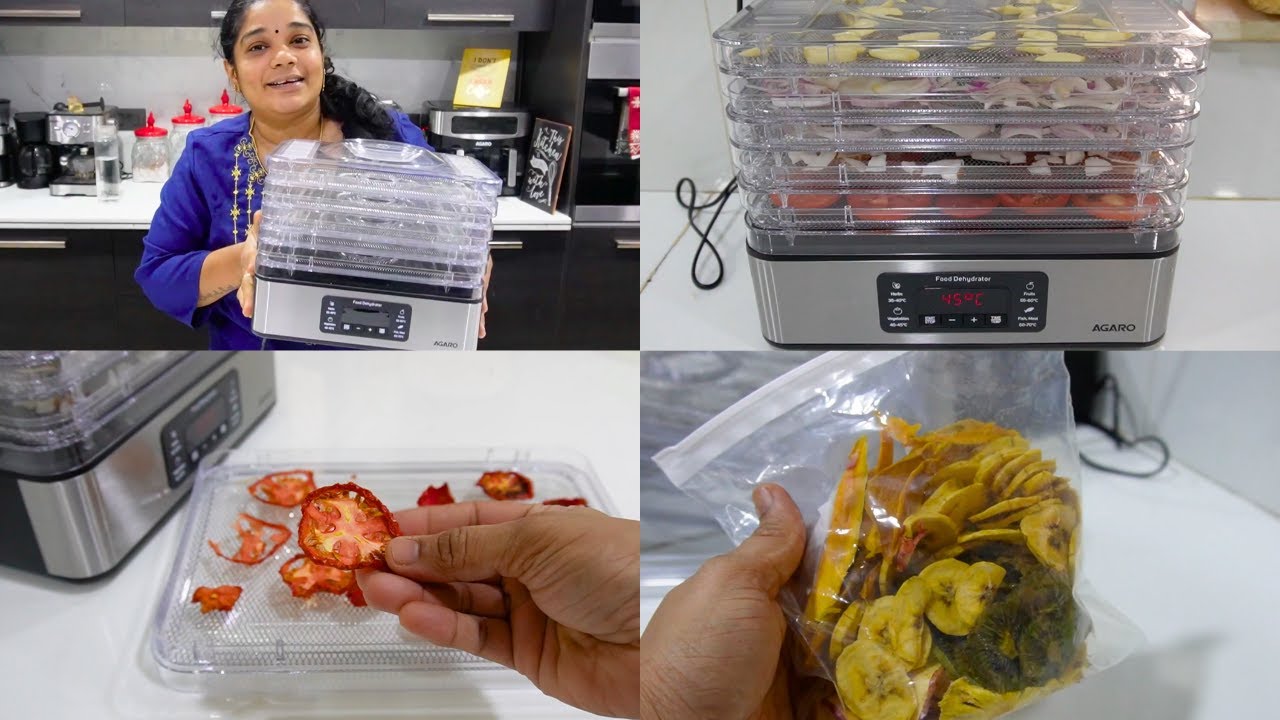 Make Dried Fruits at Home Easily - Sun dried Tomato, Desiccated coconut - Agaro Dehydrator Review