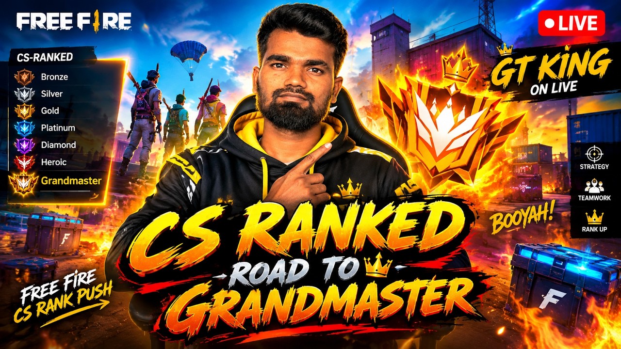 🔥ROAD TO GRANDMASTER CS RANKED 🔥|| DAY - 5 || GAMING TAMIZHAN