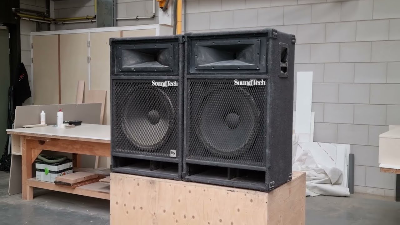 Soundtech Electro-Voice equipment Full Range 18 inch speakers Pro Audio speaker test 