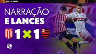 ESTUDIANTES X FLAMENGO | NARRAÇÃO E LANCES | LIBERTADORES 2026 | ge tv