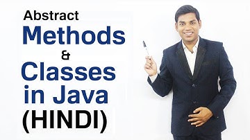 Abstract Methods and Classes in Java (HINDI)