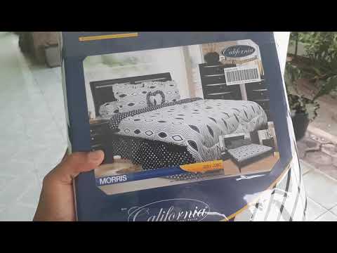 TAMPILAN SPREI CALIFORNIA MORRIS - WONGPASAR GROSIR MALANG