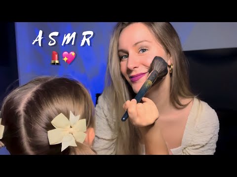 ASMR - MI HIJA ME MAQUILLA🩷 asmr con mucho amor 🥰