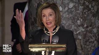 WATCH: Nancy Pelosi pays tribute to Rep. Elijah Cummings during memorial at U.S. Capitol