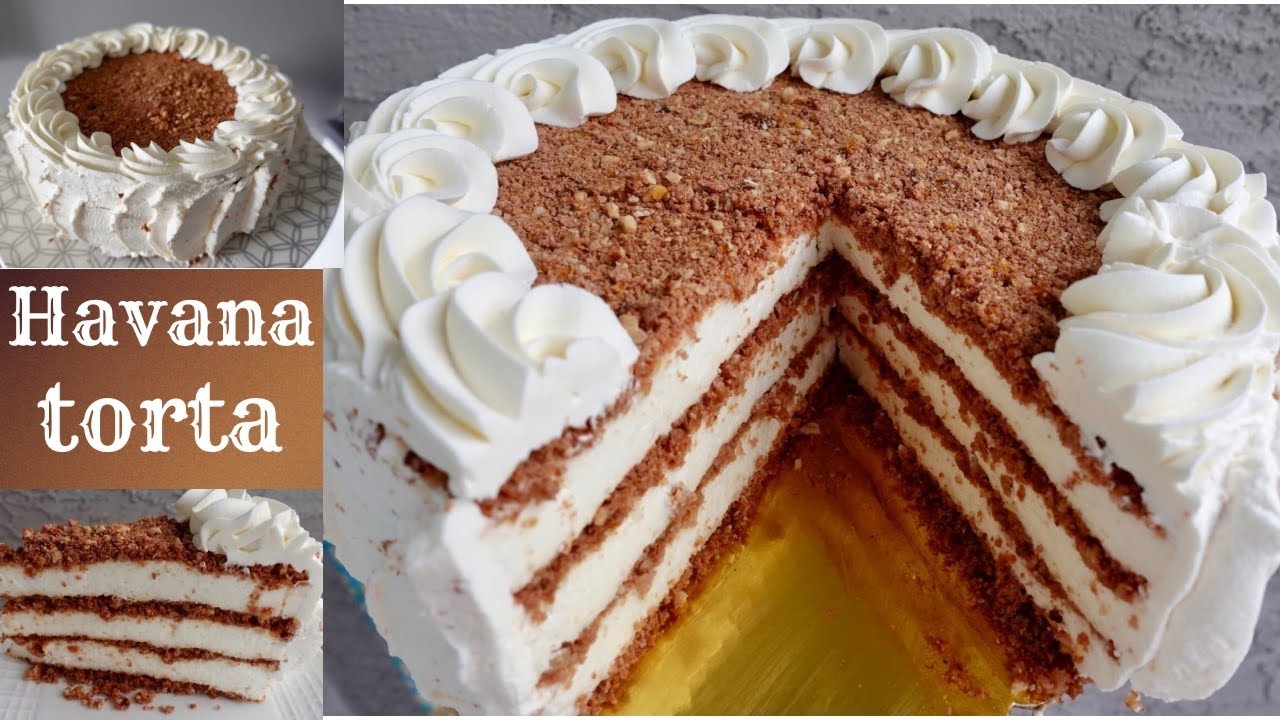 NEPEČENA  HAVANA TORTA , JEDNA OD NAJUKUSNIJIH NEPEČENI  TORTI