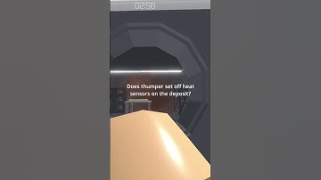 Does the thumper set off heat sensors on the deposit? #entrypoint  #roblox  #gaming