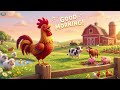 Good Morning Mr Rooster Cartoon Full Episode  Fun Kids Songs &amp; Nursery Rhymes