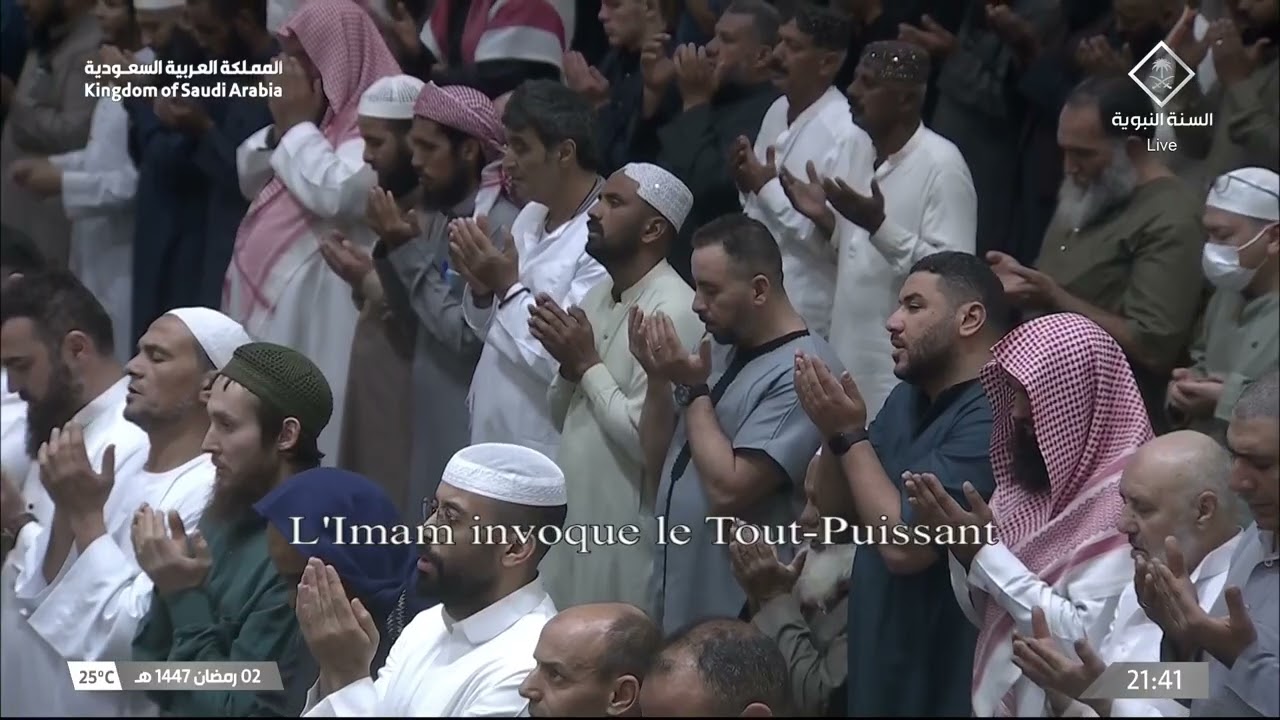 الشفع و الوتر مع دعاء القنوت للشيخ خالد المهنا ليلة 3 رمضان 1447هـ
