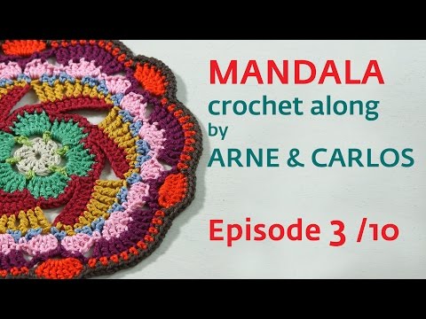 How to Crochet a Mandala. Part 2 by ARNE & CARLOS How to Crochet a Mandala. Part 2 by ARNE & CARLOS