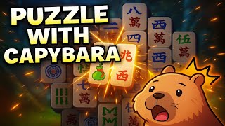 Capybara Mahjong Solitaire (Android) – Relaxing Tile Match Gameplay screenshot 4