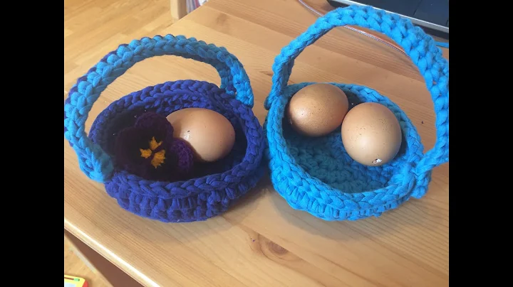 Learn to Make a Lovely Crochet Easter Basket