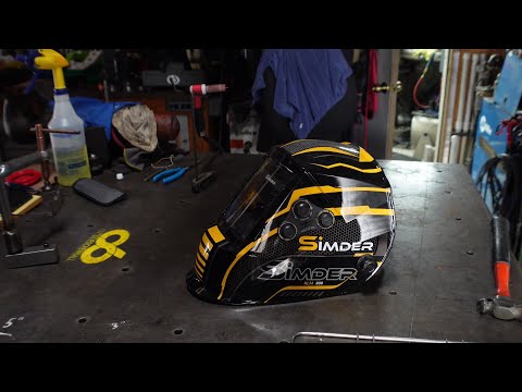 Simder Auto Darkening True View Welding Helmet