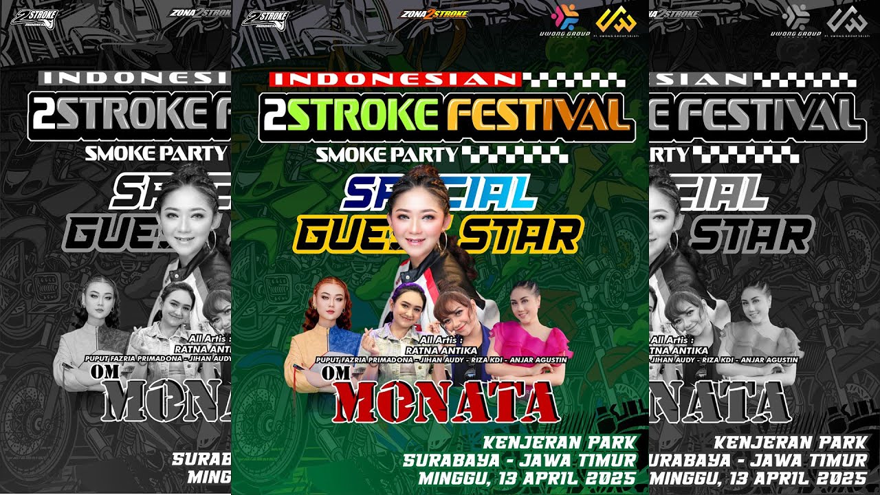 📡📹  MONATA || 2 STROKE FESTIVAL || KENJERAN PARK - SURABAYA || 13 APRIL 2025 || GRAND MUSIC