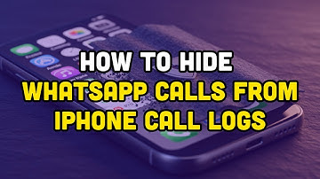 How to hide WhatsApp calls from iPhone call logs?