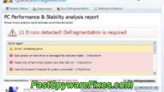 Steps To Remove The QuickDefragmenter Rogue From Your PC