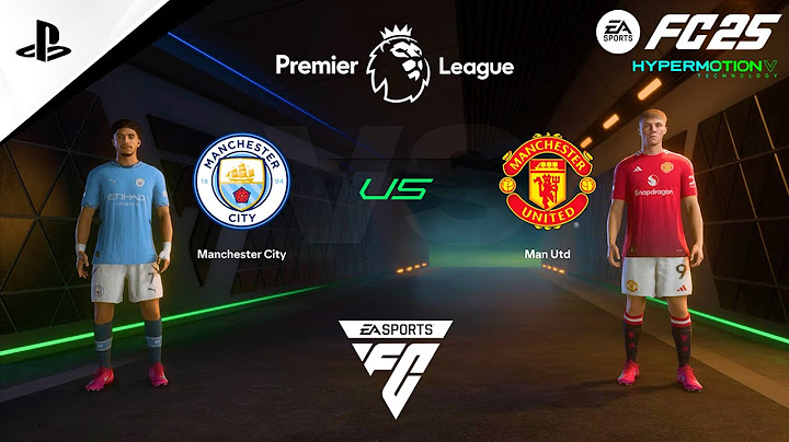 FC 25 PS4 - Man City vs Man United | English Premier League 25/26