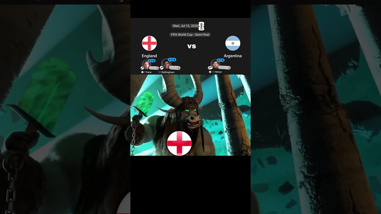 England vs Argentina World Cup