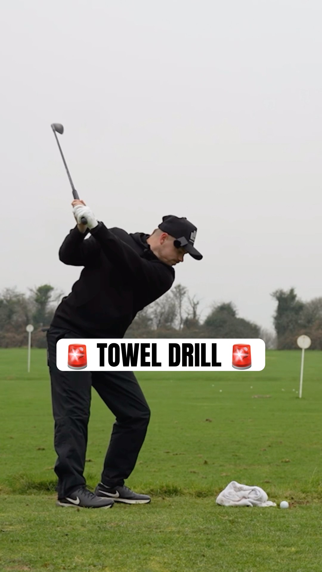 TOWEL DRILL gets you flushing it! #golf